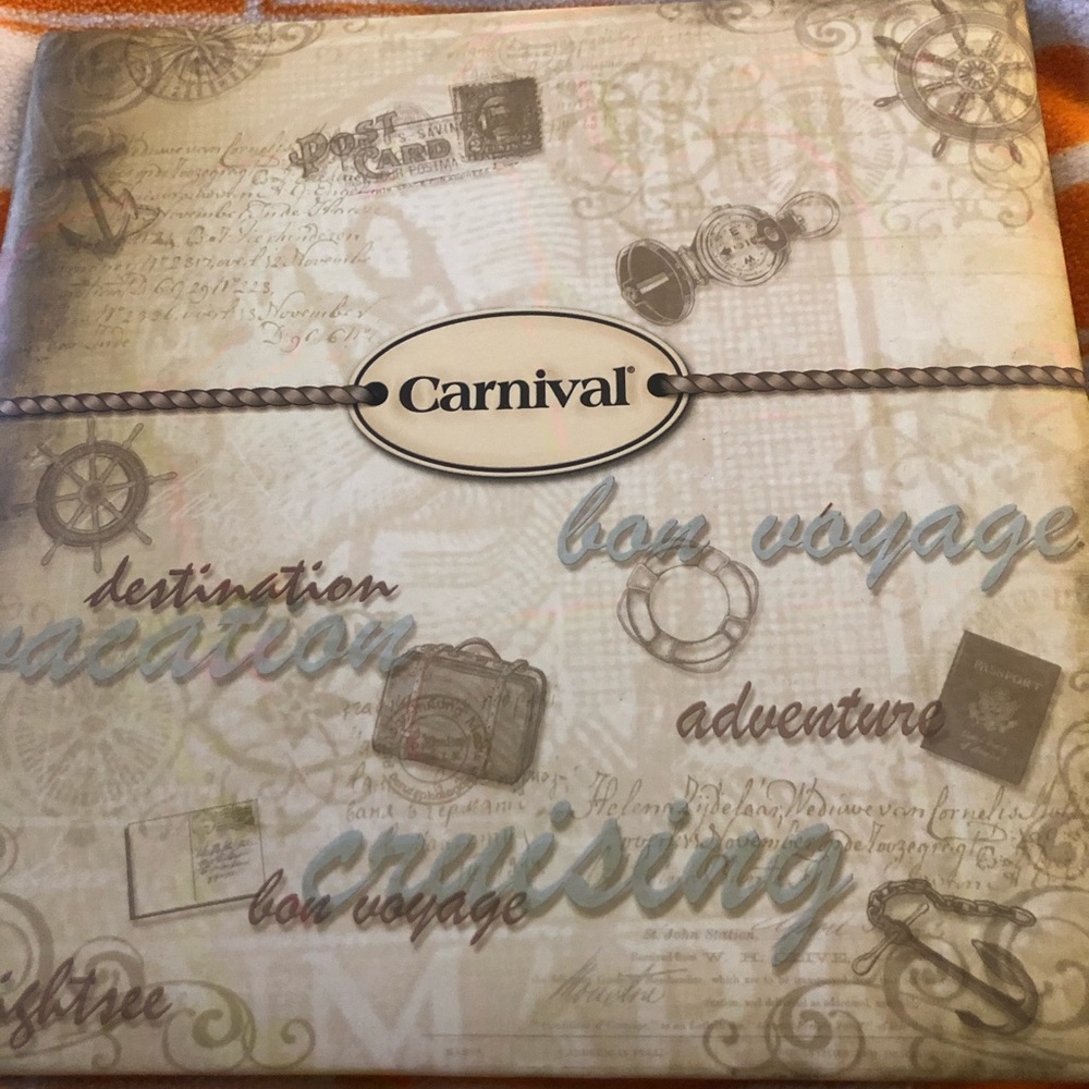 Carnival Cruise 2 5x7 standing photo frame
